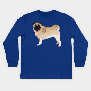 Pug Kids Long Sleeve T-Shirt